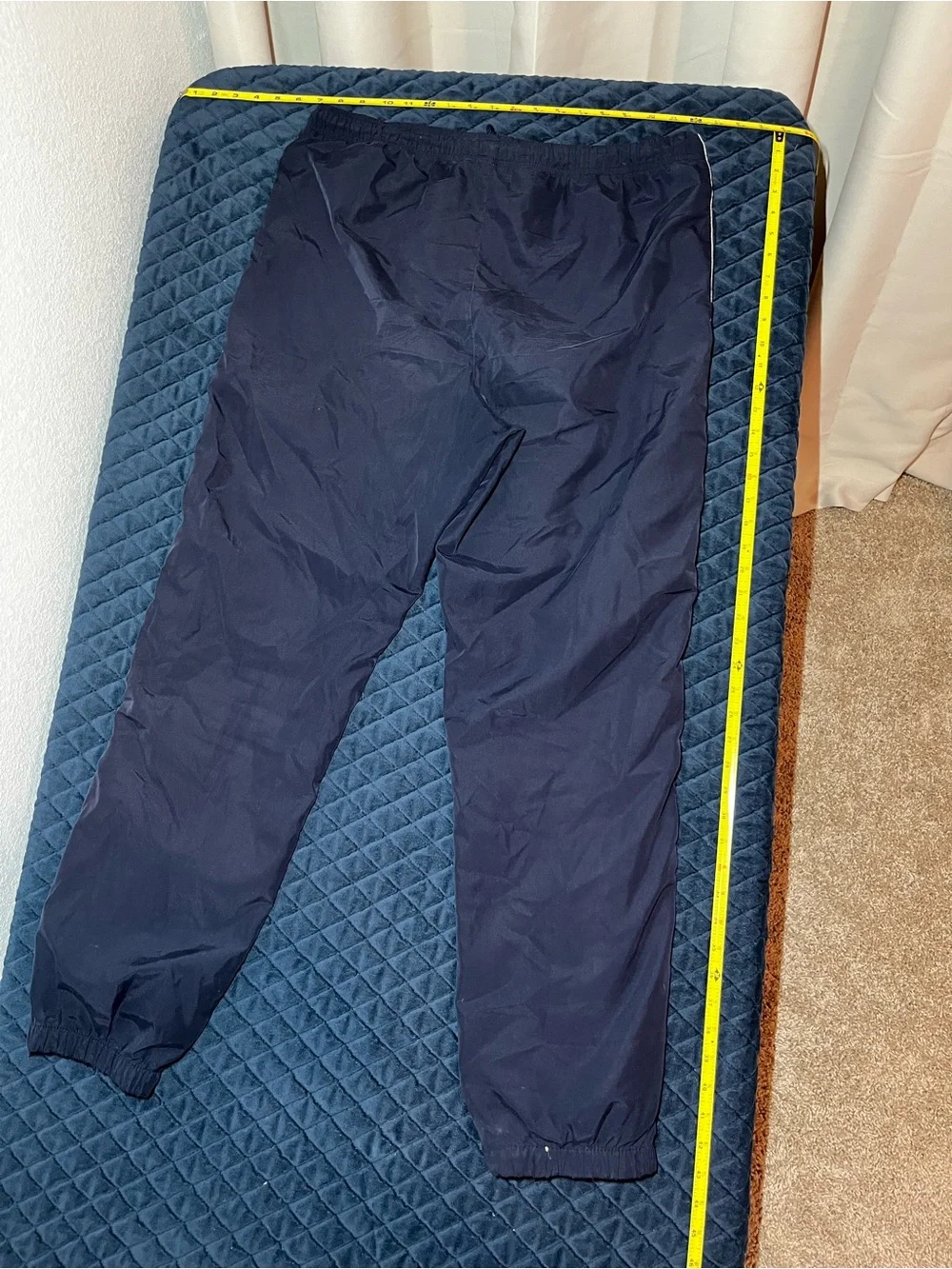 Streetwear Head Navy and White Men's Loose Fitted Joggers